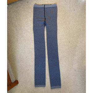 Denim colored tights